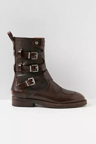 Free People - Bota WTF Dusty Buckle