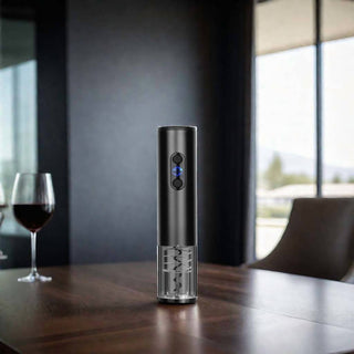 Creative Gifts International - Abridor de vinho recarregável com saca-rolhas