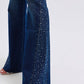 Judy Blue - Rhinestone Side Panel Detail Flare Jeans