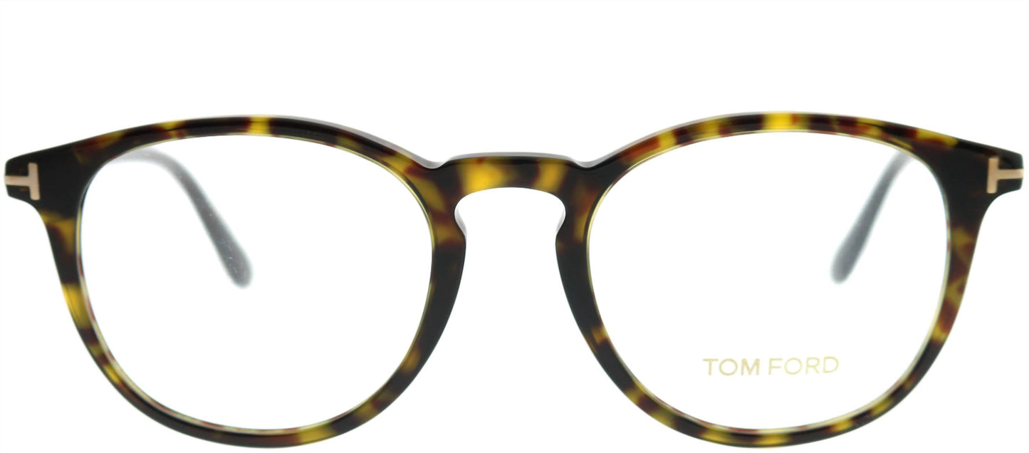Tom Ford Sunglasses - Round Plastic Tortoise Eyeglasses