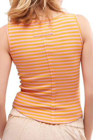 Free People - Blusa listrada com beija-flor