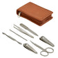Creative Gifts International - Leatherette Manicure Set, 4.25" X 2.5"