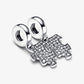 Pandora - Sparkling Puzzle Piece Charm