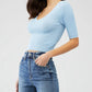Minkpink - Odessa Knit Short Sleeve Top