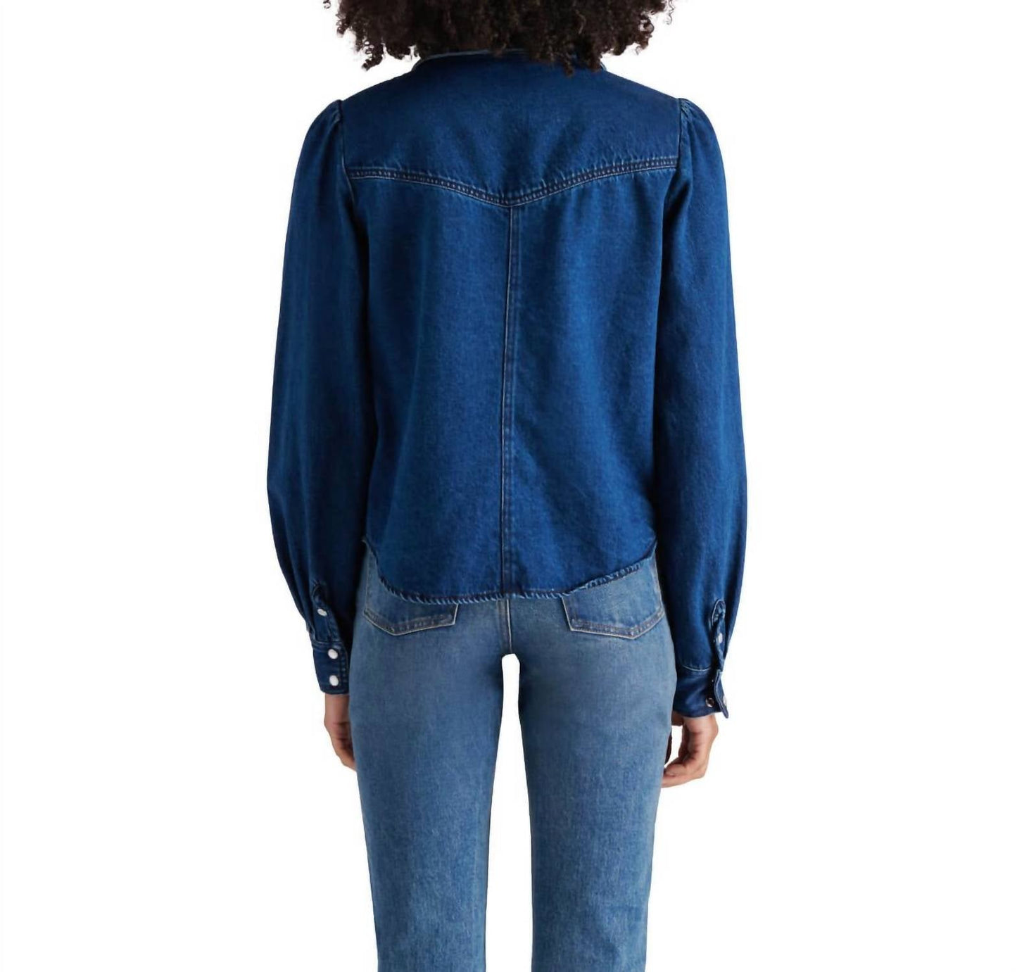 Steve Madden - Charley Denim Button Front Top