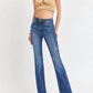 Risen - Mid-Rise Flare Long Jeans