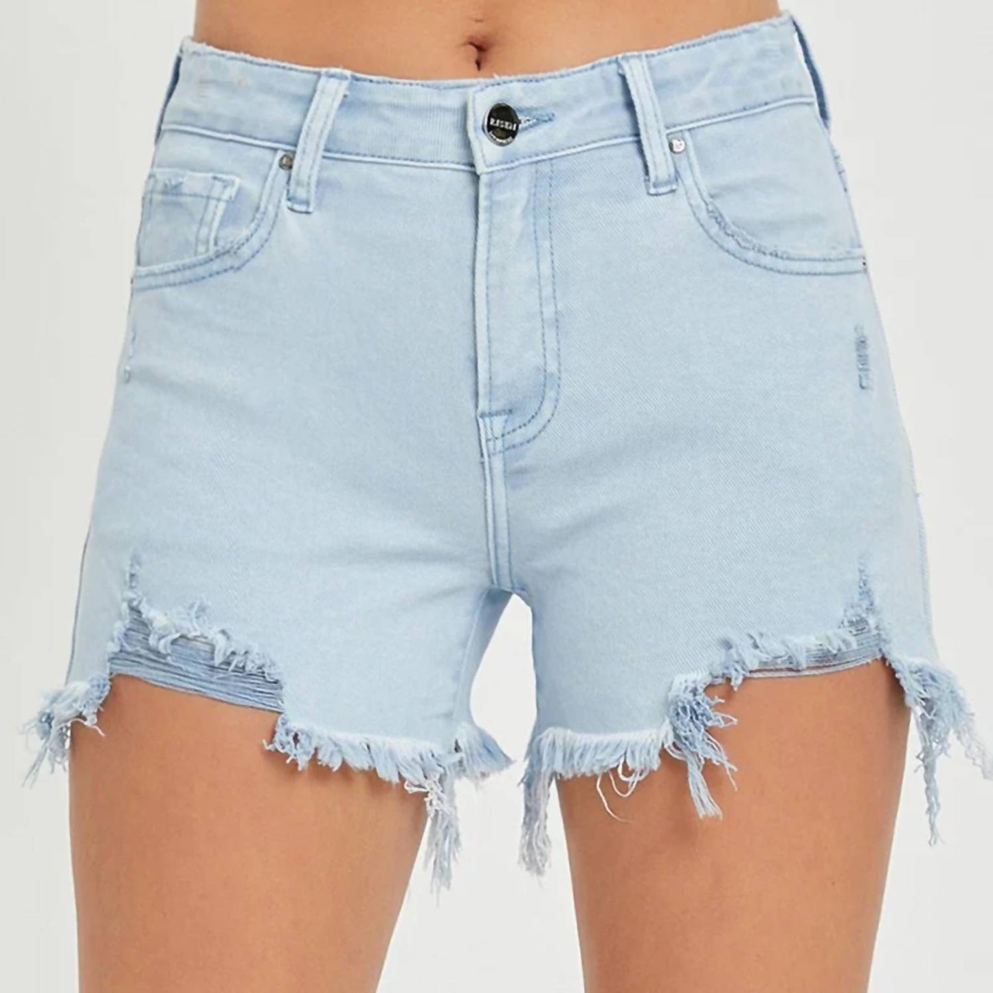 Risen - Shaye Mid Rise Denim Shorts