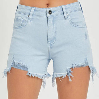 Risen - Shaye Mid Rise Denim Shorts