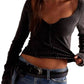 Free People - Eyes on You Long Sleeve Top