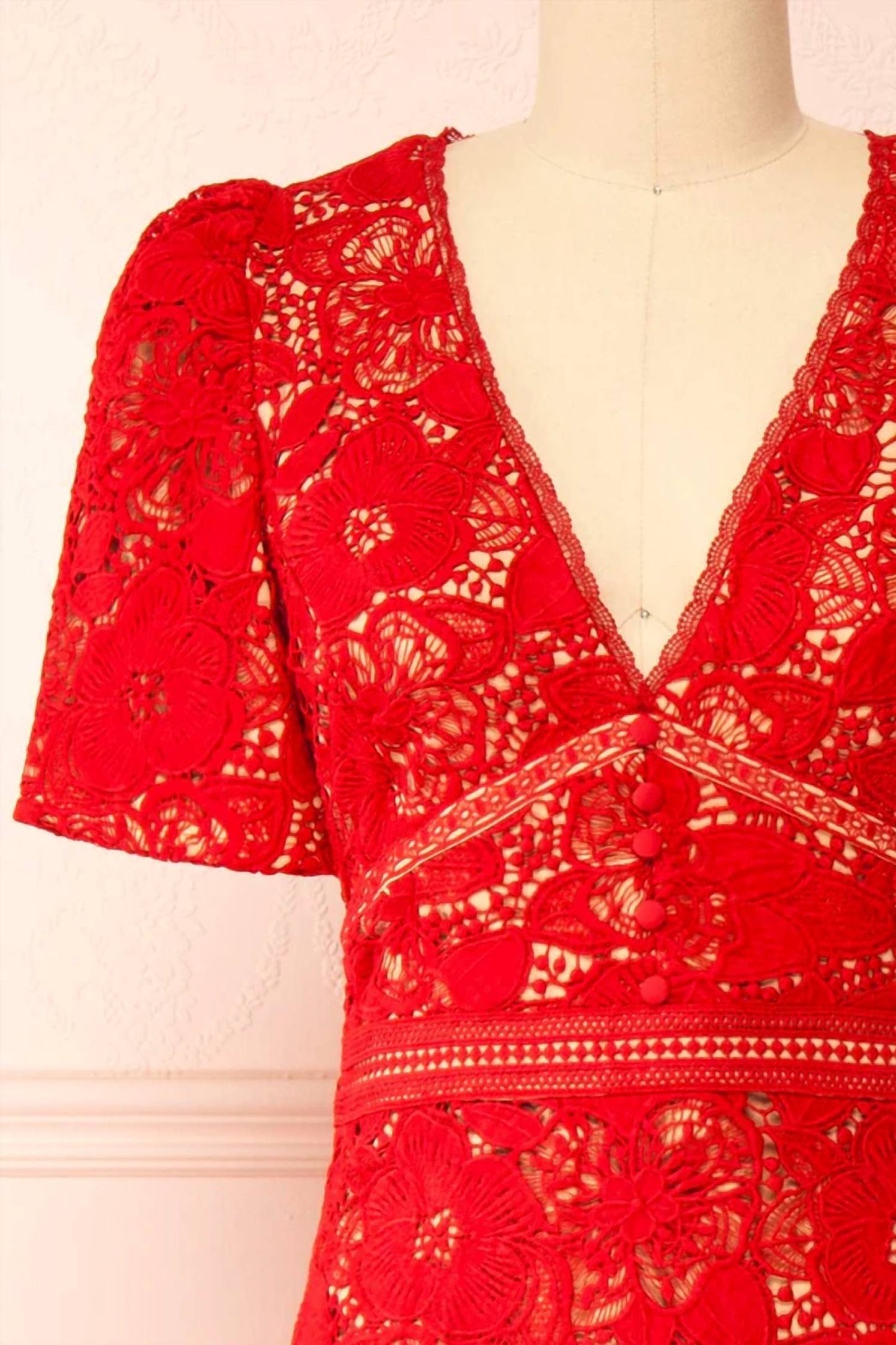 Adelyn Rae - Crochet Lace Dress