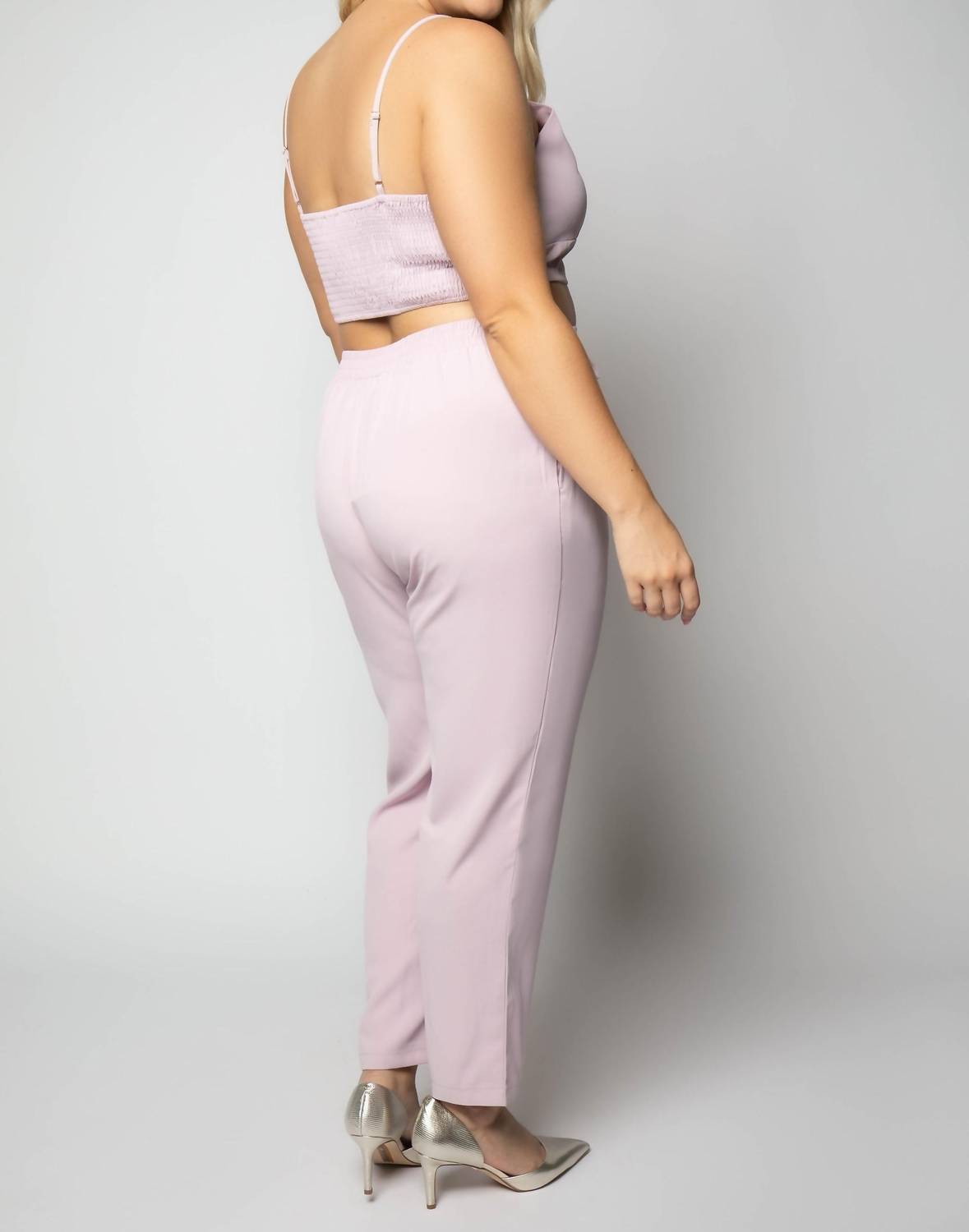 Geegee - 3 Piece Woven Pants Suit - Plus