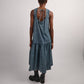 Ganni - Cotton Poplin Open Back Midi Dress