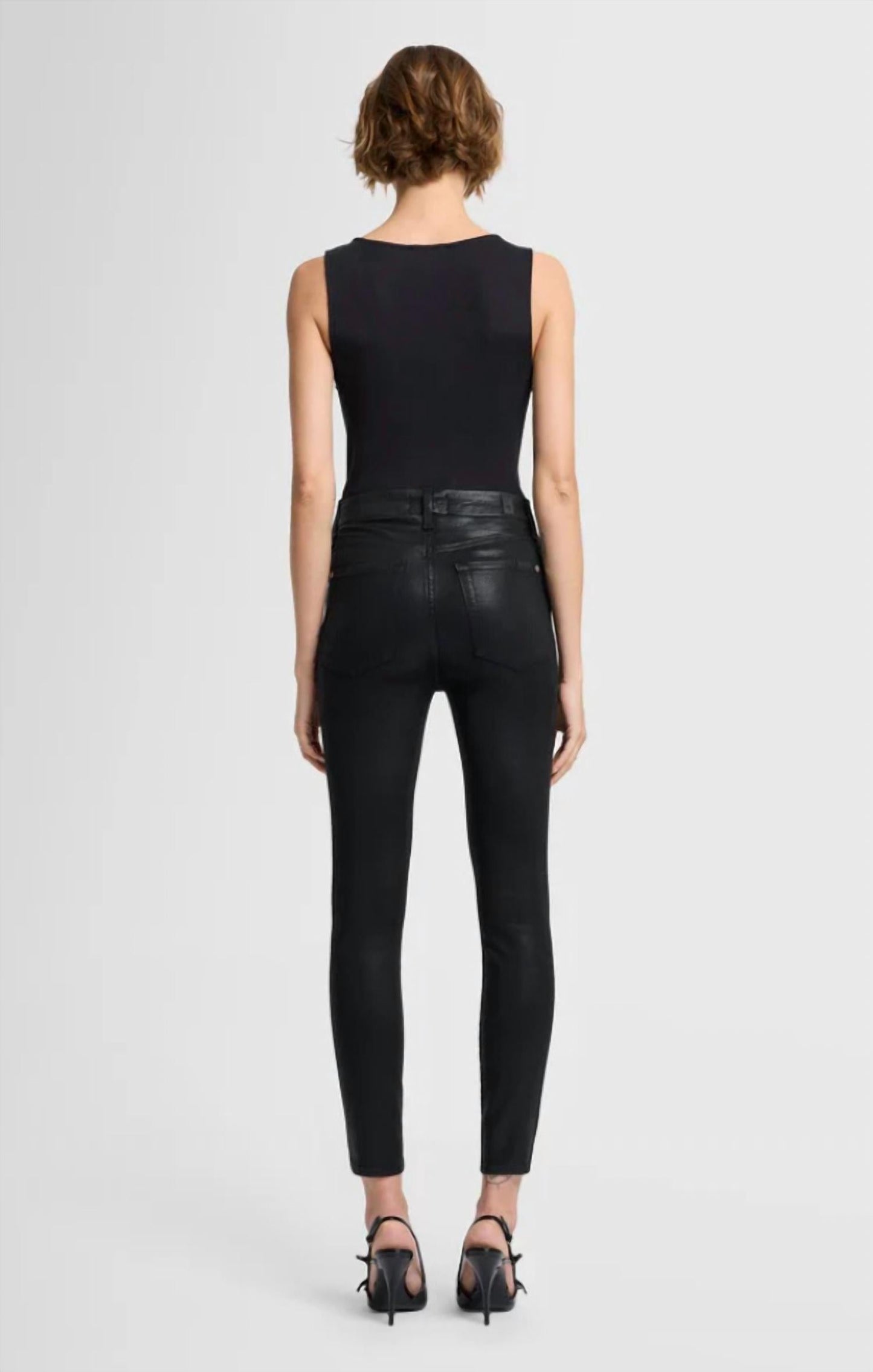 7 For All Mankind - High Waist Ankle Skinny Pants