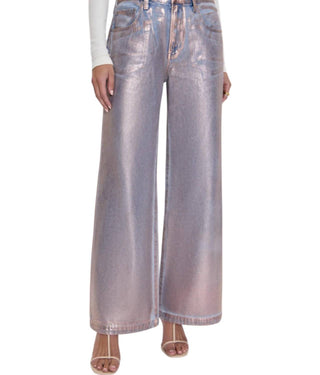 Pistola - Jadyn Foiled Palazzo Jean