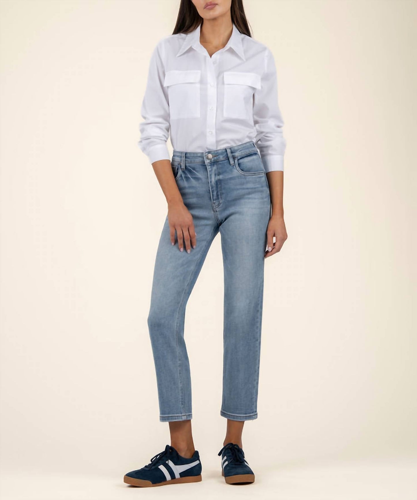 Kut From The Kloth - Elizabeth High Rise Crop Straight Jeans