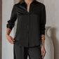 61 Jane - Women's Satiny Button Down Blouse