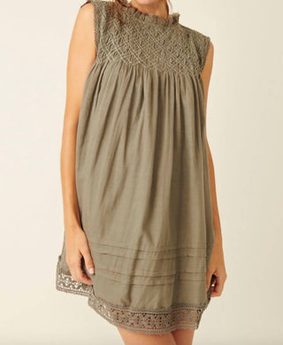 Free People - Vestido curto com estampa de carité