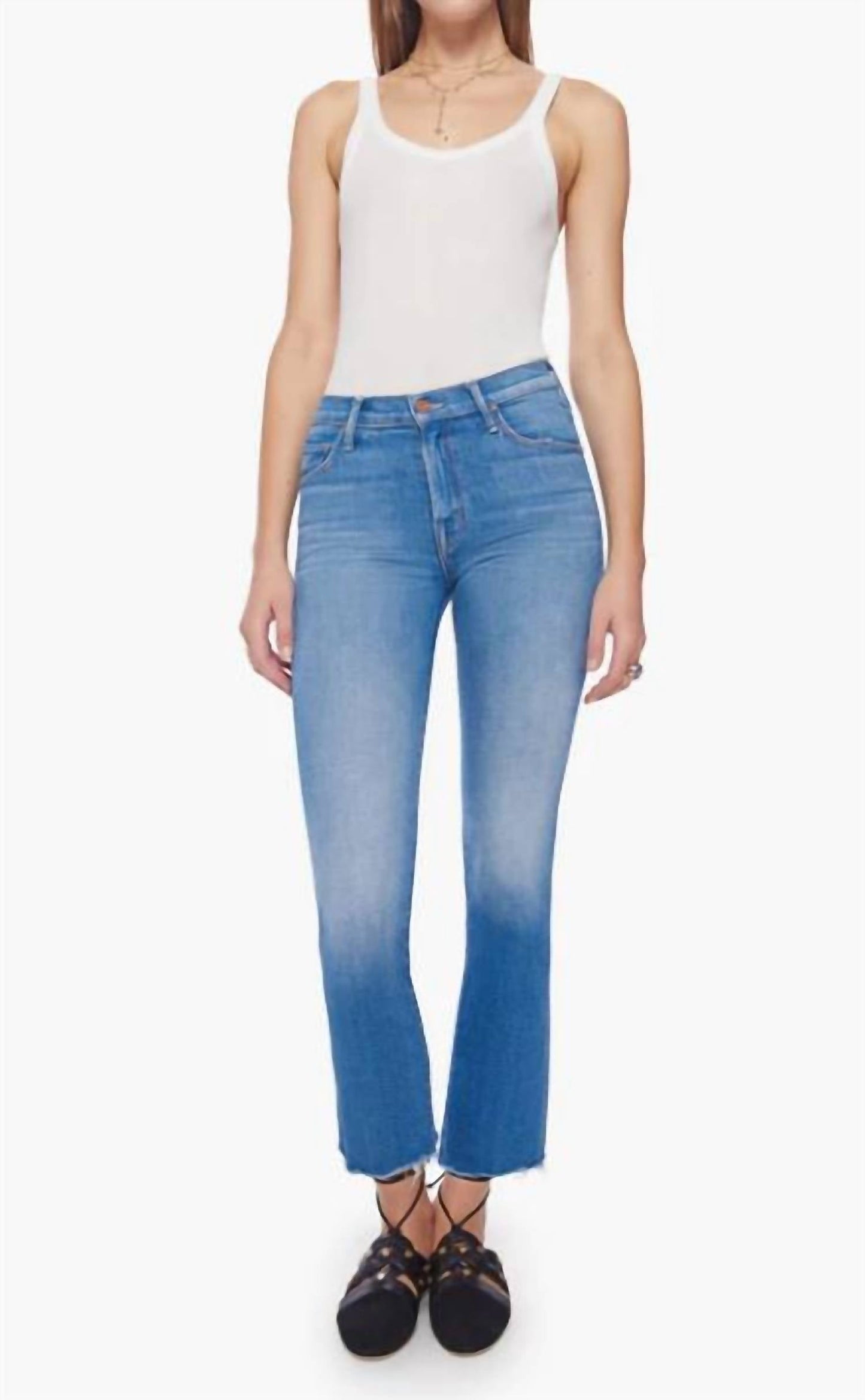 Mother - Insider Ankle Fray Jeans