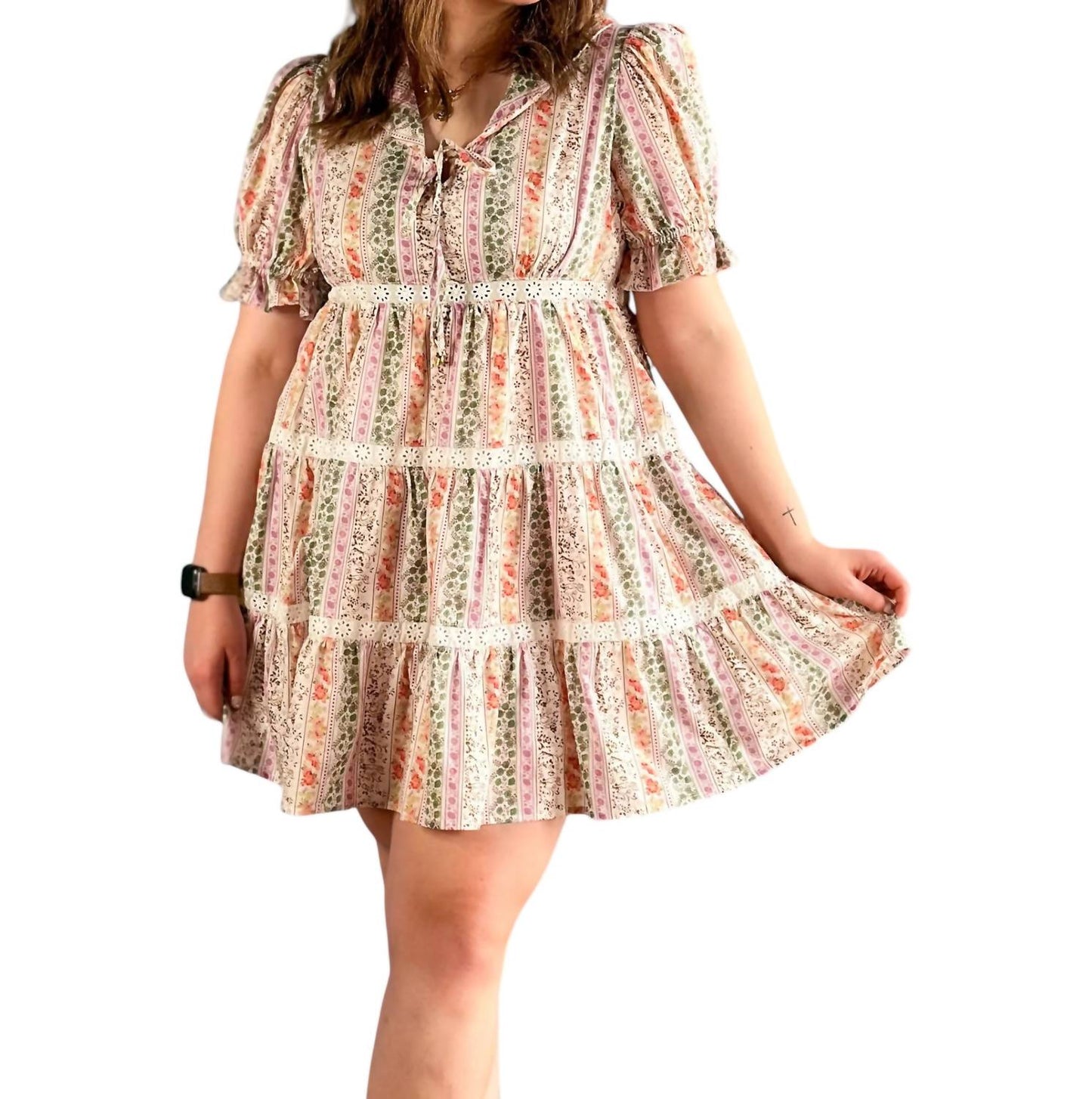Entro - Fresh Fall Floral Dress