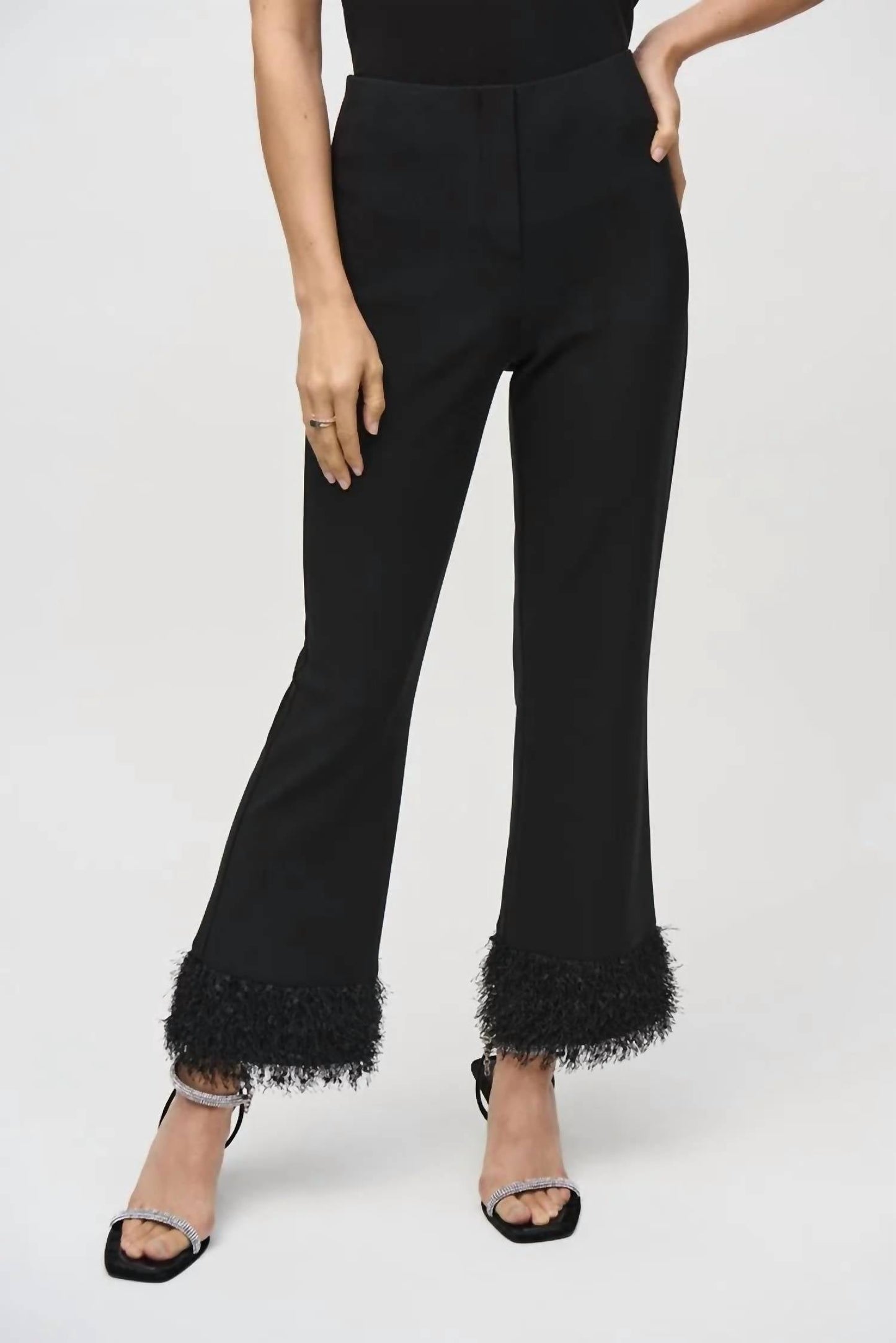 Joseph Ribkoff - Fringe Hem Style Trouser