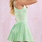 Peach Love - Gingham Lemon Sporty Romper