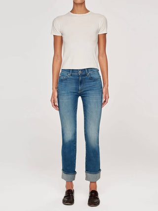 Dl1961 - Women'S - Mara Straight Mid Rise Cuff Jean