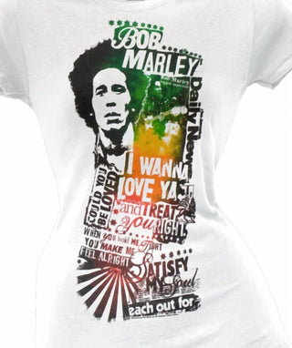 Bob Marley - Women's Wanna Love Ya T-shirt