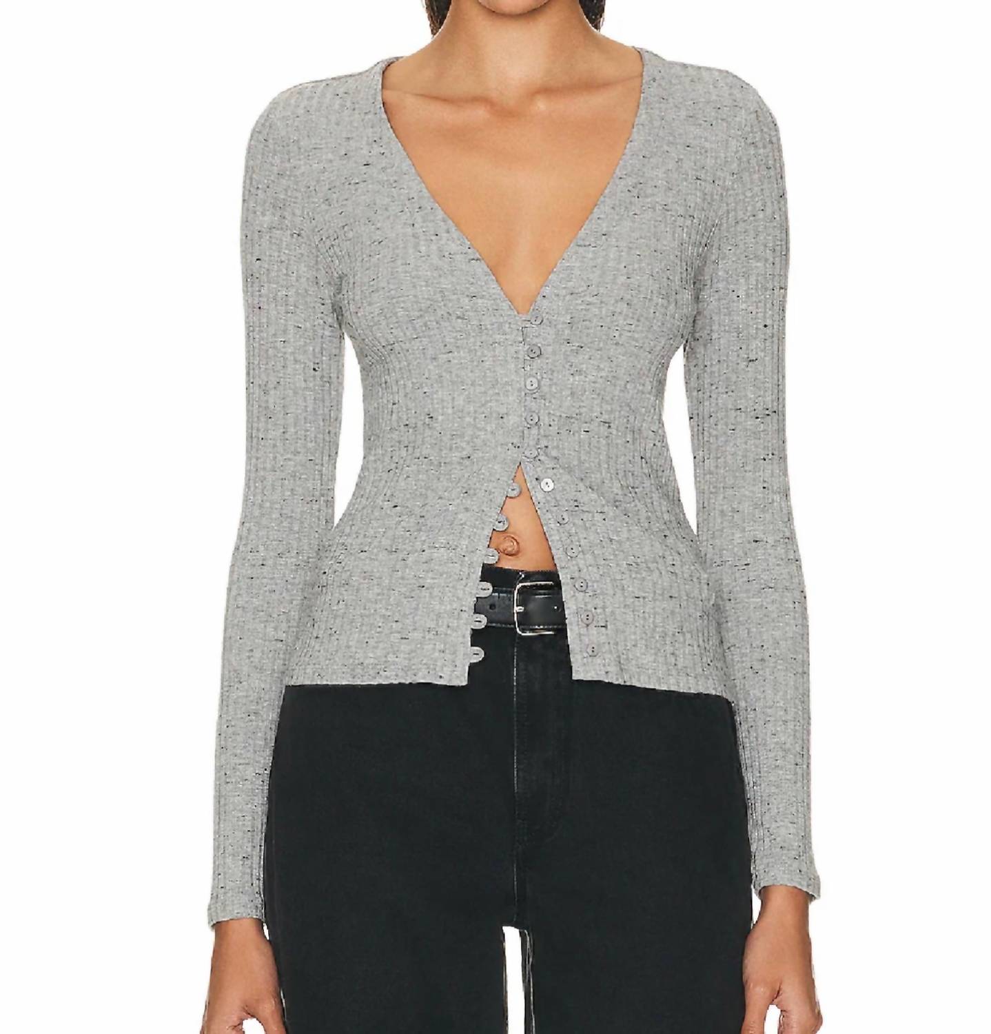 Enza Costa - Long Sleeve V Cardigan