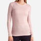 Danskin - 2-pack Long Sleeve Hacci Crew Neck Layering Top