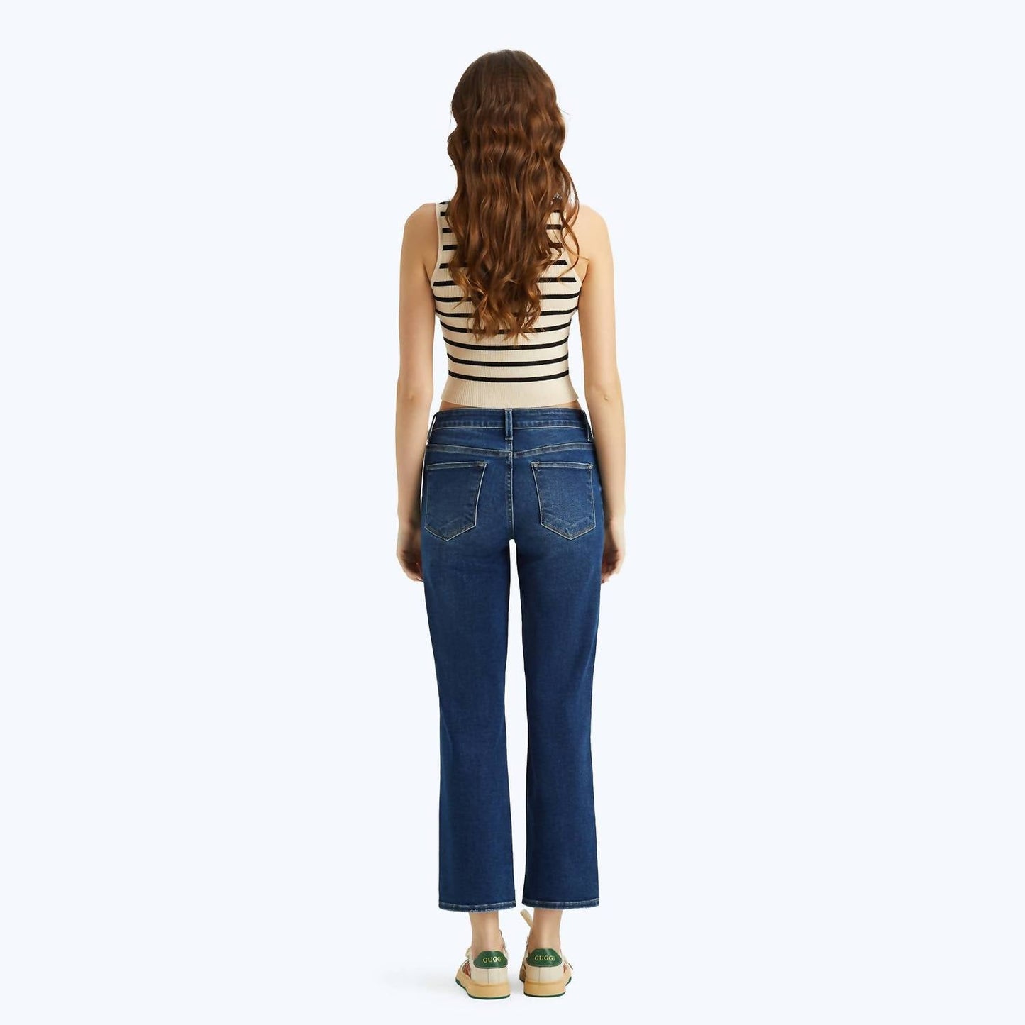 Bayeas - Marley Mid Rise Straight Jeans