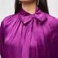 Joseph Ribkoff - Satin Bow Neckline Blouse