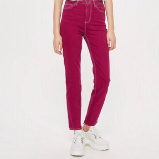 Topshop - Jeans Motocicleta Jamie de perna reta e tornozelo