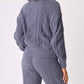 Pj Salvage - Chenille Cozy Cable Quarter Zip Sweater
