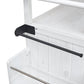 Foldable Outdoor Kitchen Island Patio Cart with Storage