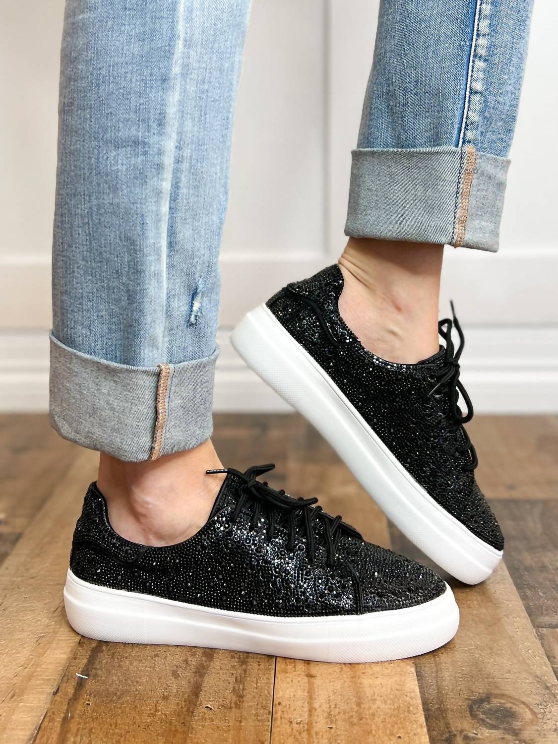 Corkys Footwear - Women's Bedazzle Rhinestone Sneaker