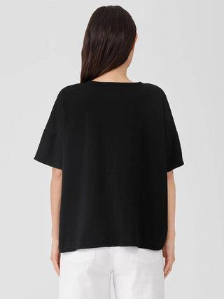 Eileen Fisher - Crew Neck Boxy Tee