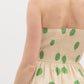 Entro - Polka Dot Strapless Midi Dress