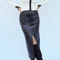 Falcon Park - Lilliana Faux Leather Maxi Skirt