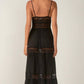 Elan - Lace Tiered Maxi Dress