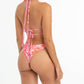 Steffany Milano - Printed Swimsuit With Hardware Set