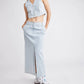 Self Contrast - Lin Crop Denim Vest