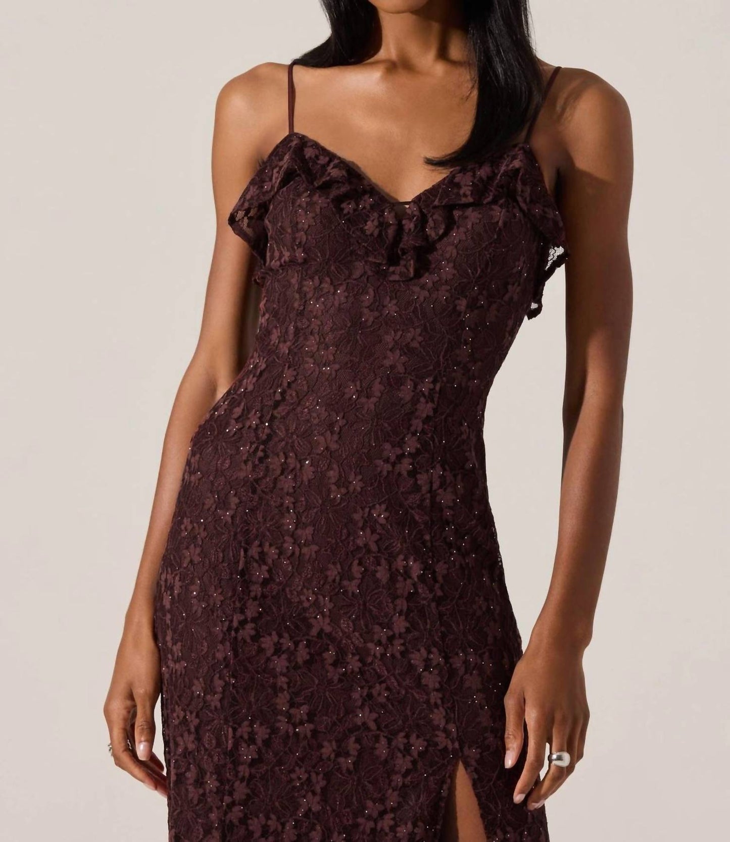 Astr - Leonie Floral Lace Maxi Dress