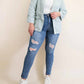 Kori - Long Sleeve Button Blazer - Plus