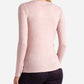 Danskin - 2-pack Long Sleeve Hacci Crew Neck Layering Top