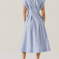 Astr - Beckett Tapered Waist Pleated Dress