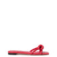 Loeffler Randall - Women's Hadley Leather Bow Flat Sandal