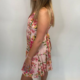 Olivaceous - Floral Mini Dress