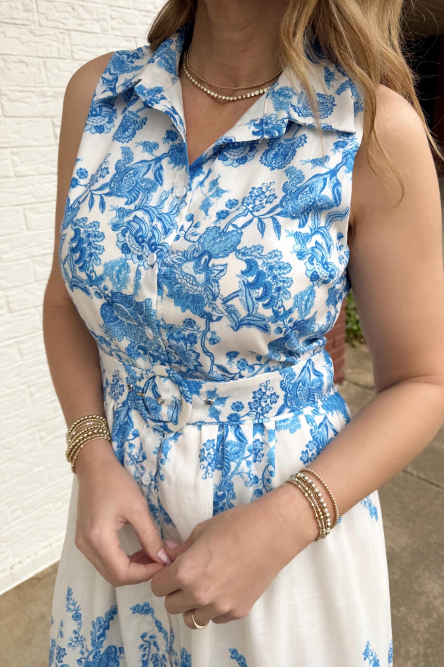 Flying Tomato - Capri Bloom Midi Dress