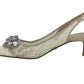 Pelle Moda - Women's Adenn Kitten Heel Sling-back Pump