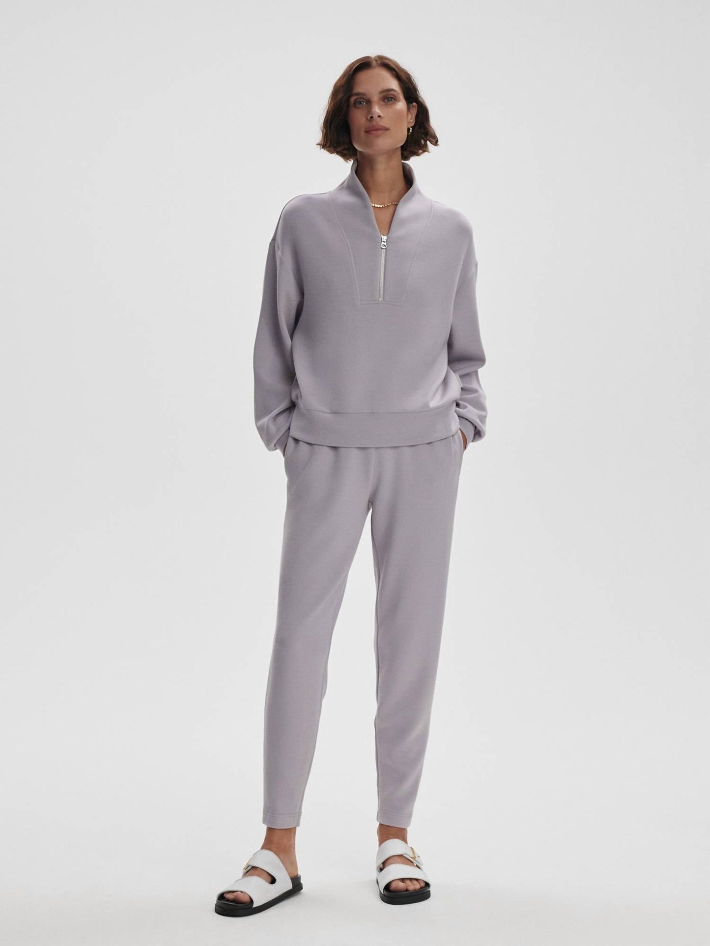 Varley - Davidson Zip Front Sweatshirt